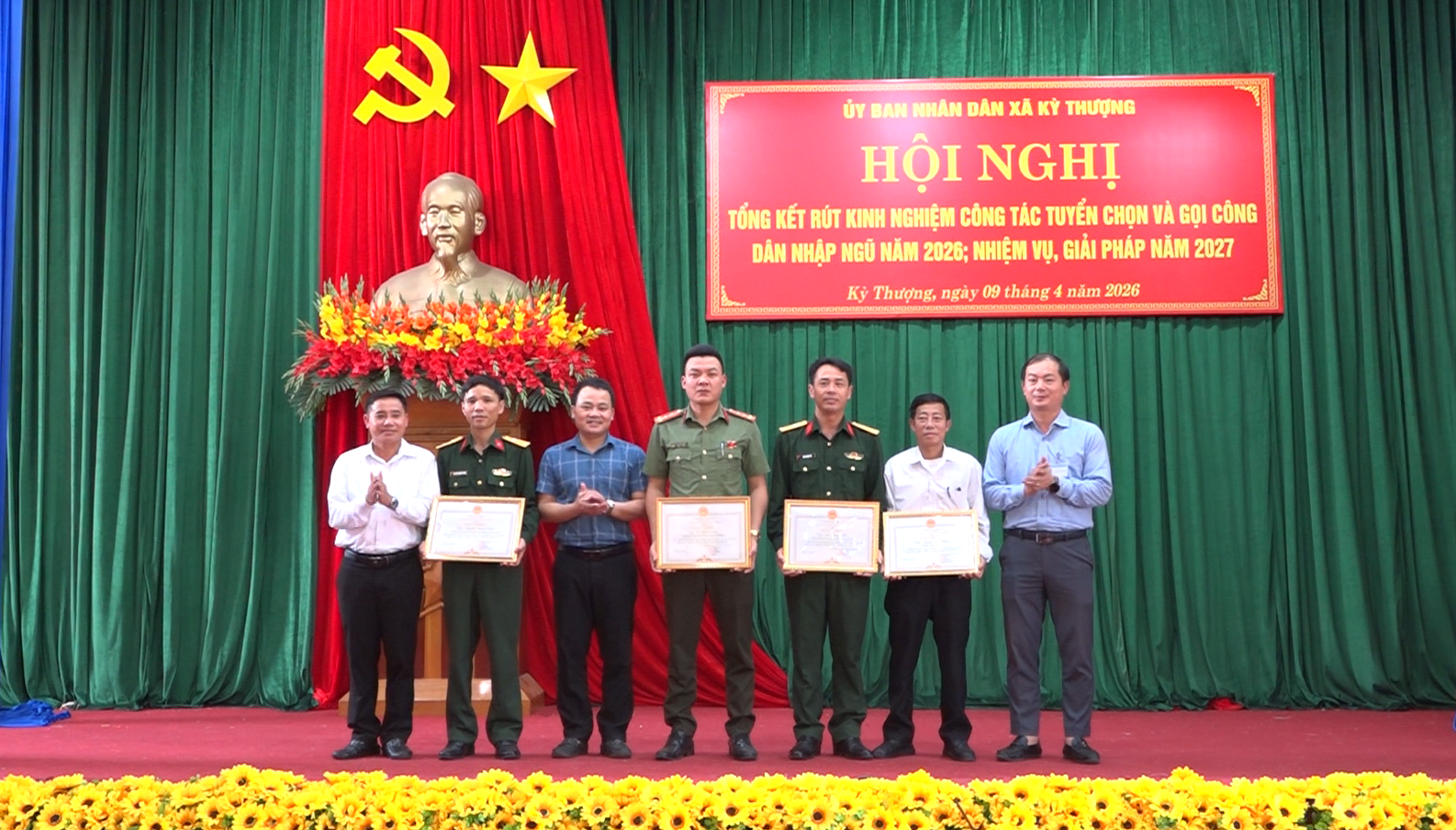 Xã Kỳ Thượng hoàn thành tốt công tác tuyển chọn, gọi công dân nhập ngũ năm 2026