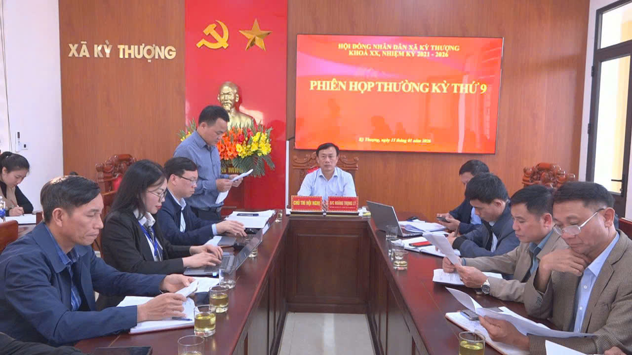 Thường trực HĐND xã tổ chức phiên họp thứ 9
