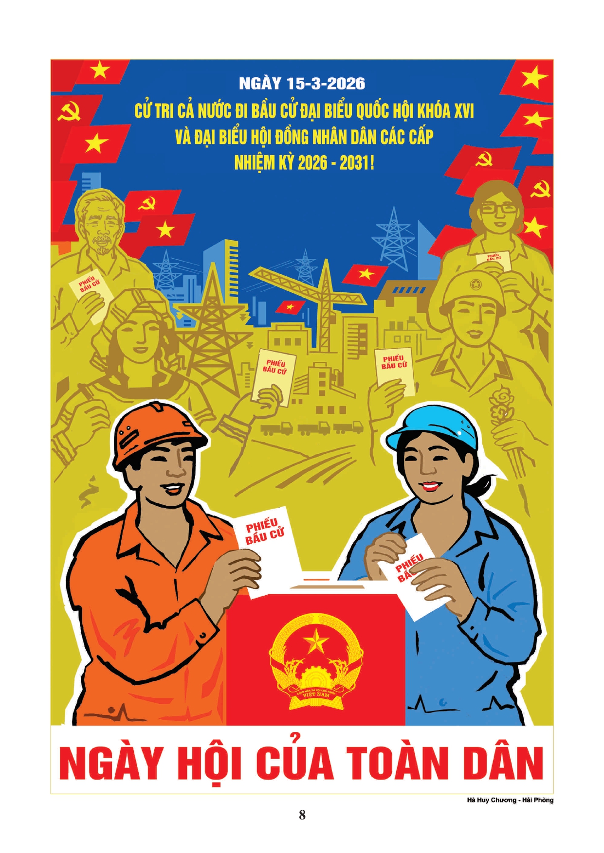 Nguyên tắc bỏ phiếu bầu cử Đại biểu Quốc hội khóa XVI và đại biểu Hội đồng nhân dân các cấp nhiệm kỳ 2026-2031