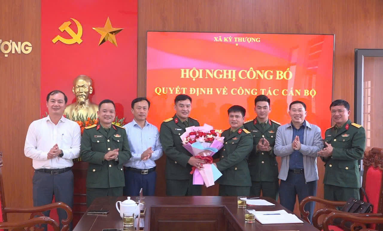 Trung tá Nguyễn Trọng Lệ giữ chức Chỉ huy Trưởng Ban CHQS xã Kỳ Thượng