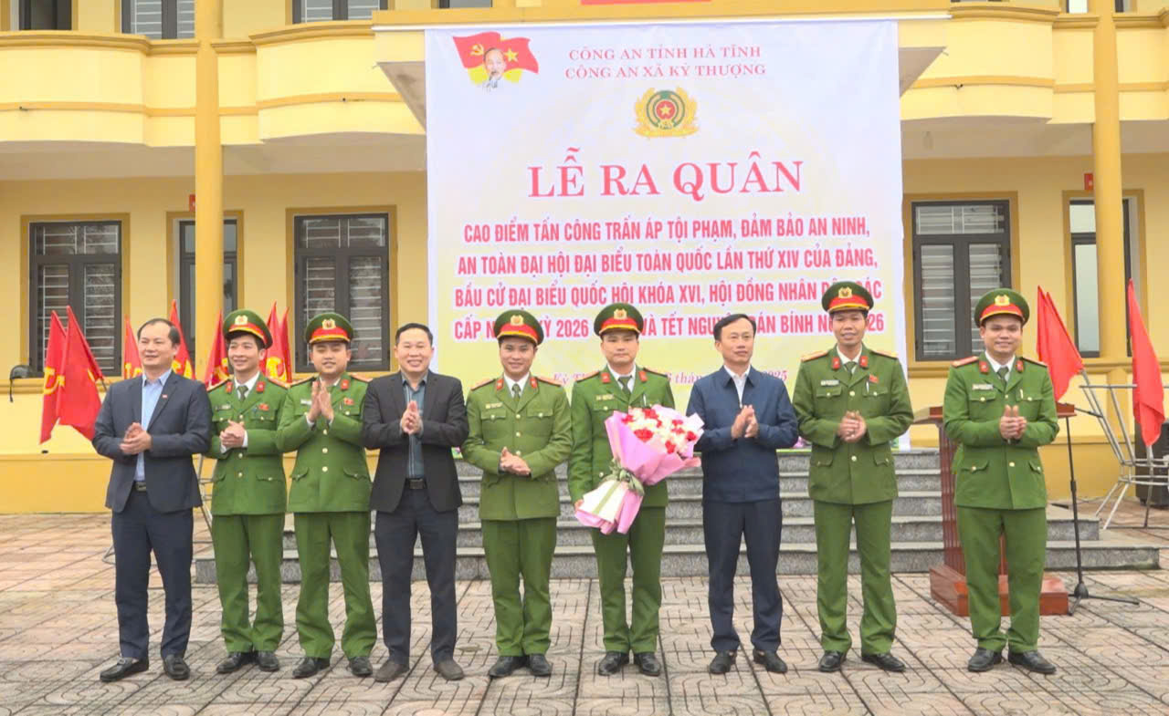 CÔNG AN XÃ KỲ THƯỢNG RA QUÂN CAO ĐIỂM TẤN CÔNG, TRẤN ÁP TỘI PHẠM