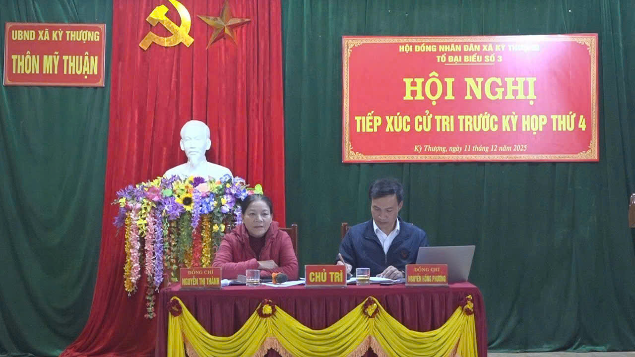 Tổ đại biểu số 3 Hội đồng nhân dân xã tiếp xúc cử tri trước kỳ họp thứ 4, HĐND xã khóa XX, nhiệm kỳ 2021 - 2026