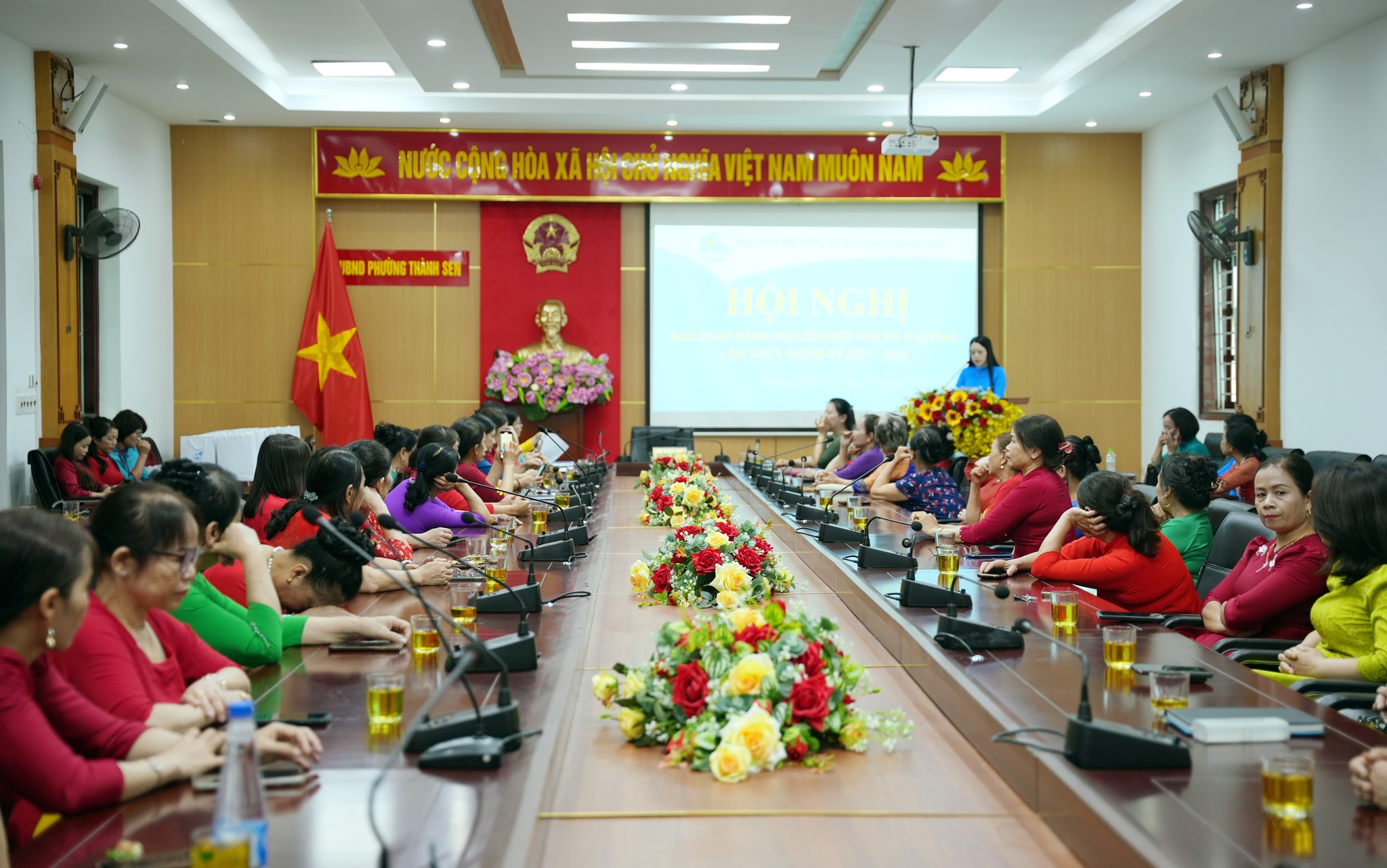 Hội Liên hiệp Phụ nữ phường Thành Sen ra mắt Ban chấp hành hội nhiệm kỳ 2021 - 2026