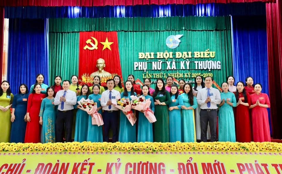 Hội phụ nữ Kỳ Thượng đại hội đại biểu lần thứ I nhiệm kỳ 2025 - 2030