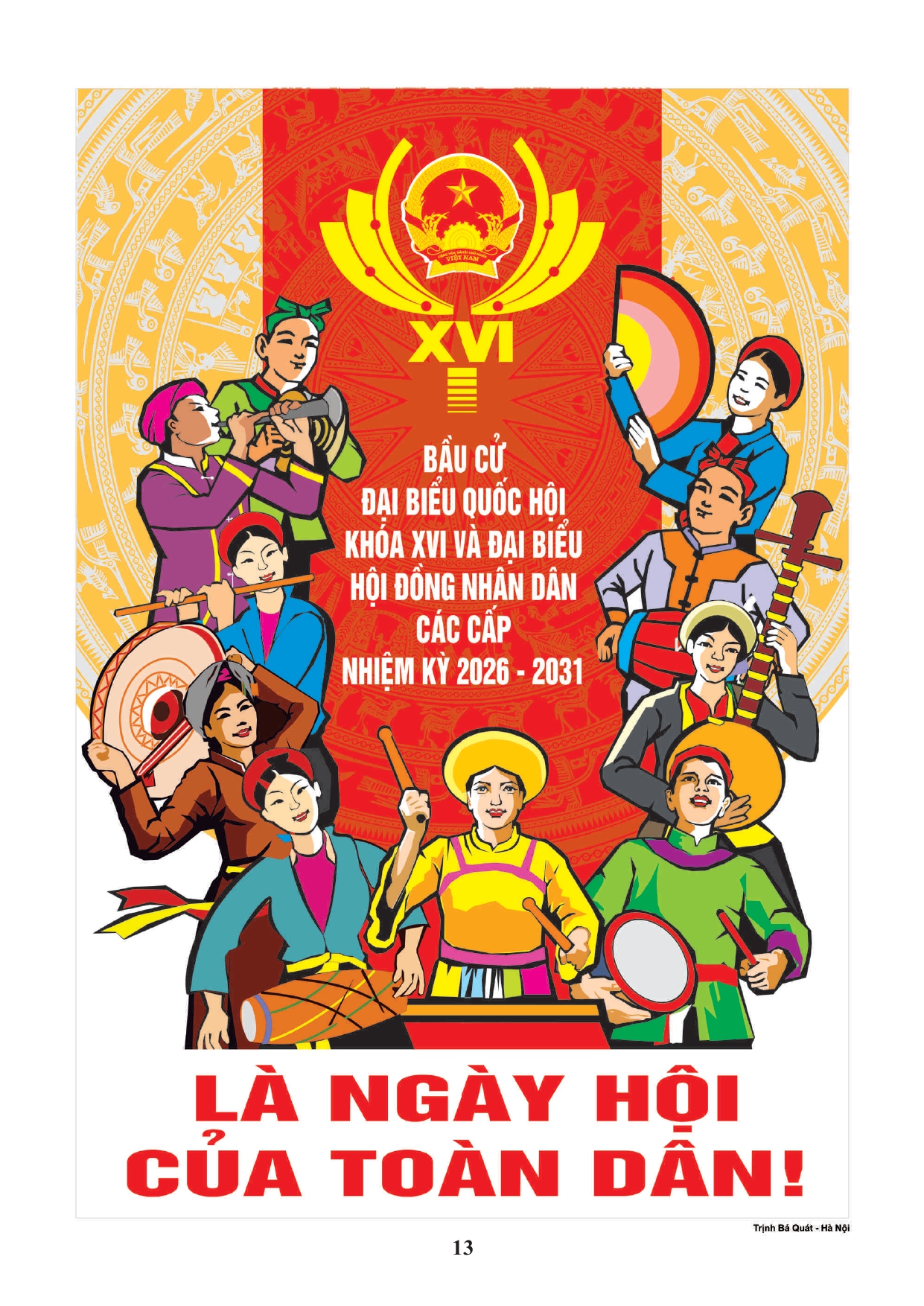 Ý nghĩa chính trị của cuộc bầu cử đại biểu Quốc hội khoá XVI và đại biểu Hội đồng nhân dân các cấp nhiệm kỳ 2026 - 2031