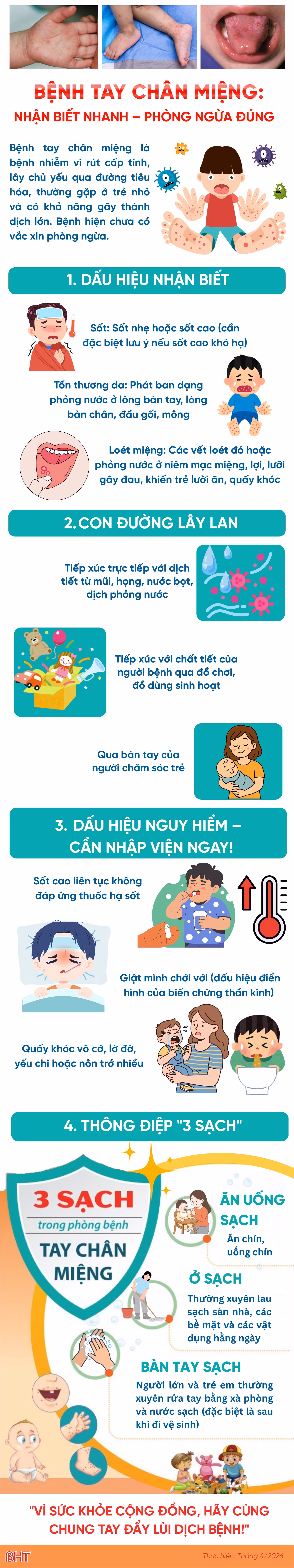 Bệnh tay chân miệng - nhận biết nhanh, phòng ngừa đúng