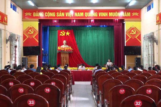 Kỳ Thượng tổ chức hội nghị triển khai công tác bảo hiểm y tế trên địa bàn quý III năm 2026