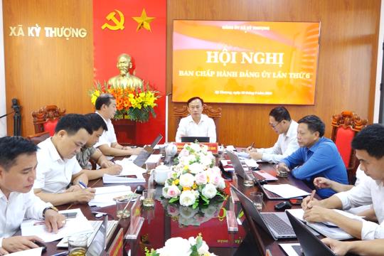 Ban Chấp hành Đảng bộ xã Kỳ Thượng cho ý kiến Đề án sắp xếp, kiện toàn tổ chức đảng