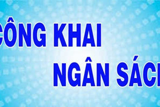  Công bố công khai dự toán thu chi ngân sách nhà nước năm 2026