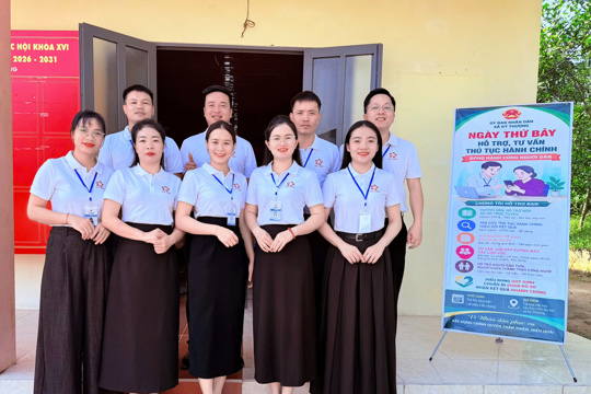 Thông báo thực hiện mô hình “Ngày thứ bảy hướng dẫn thủ tục hành chính” tại thôn Sơn Trung 1 