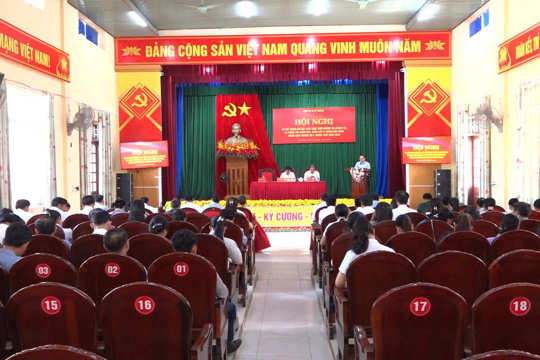 Đảng ủy xã Kỳ Thượng sơ kết công tác 6 tháng đầu năm, triển khai nhiệm vụ 6 tháng cuối năm 2026