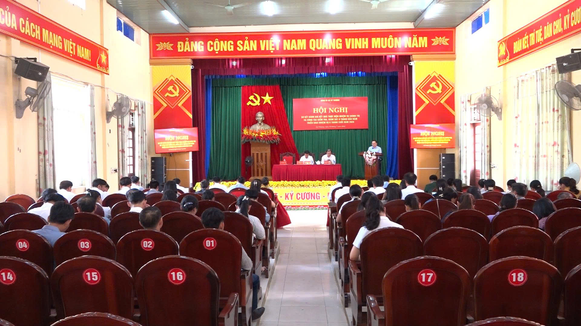 Đảng ủy xã Kỳ Thượng sơ kết công tác 6 tháng đầu năm, triển khai nhiệm vụ 6 tháng cuối năm 2026