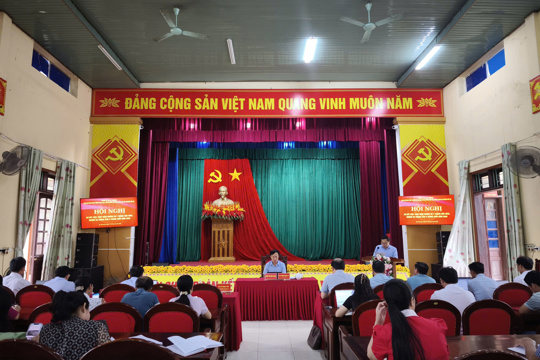 Ban Chỉ đạo khoa học, công nghệ, đổi mới sáng tạo và chuyển đổi số xã Kỳ Thượng sơ kết công tác 7 tháng đầu năm, triển khai nhiệm vụ 5 tháng cuối năm 2026