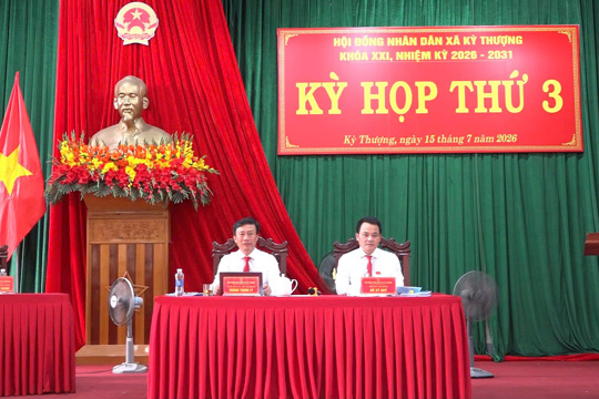 HĐND xã Kỳ Thượng khóa XXI, nhiệm kỳ 2026 - 2031 tổ chức Kỳ họp thường lệ giữa năm 2026