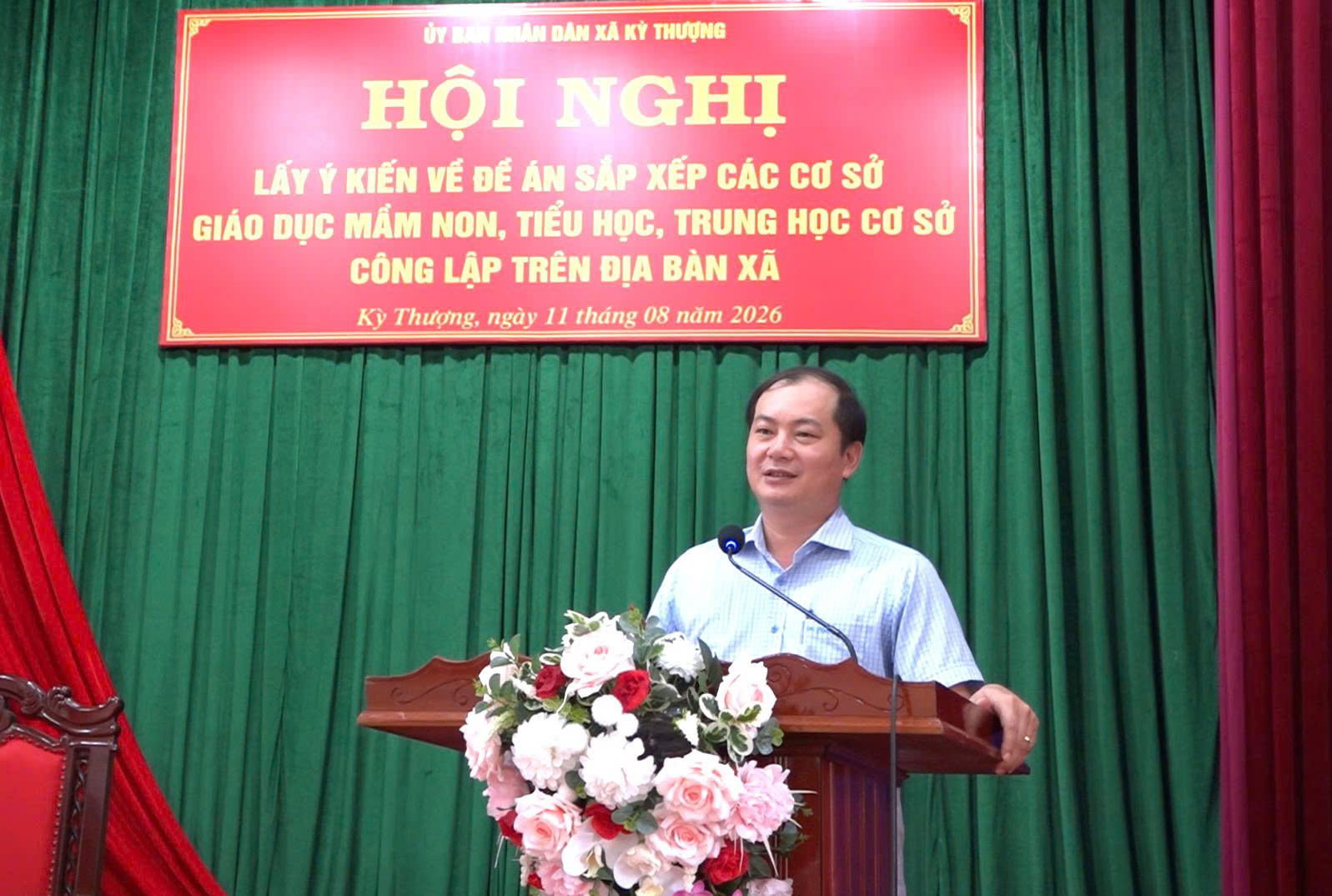 TIN TRUYỀN HÌNH: KỲ THƯỢNG LẤY Ý KIẾN VỀ ĐỀ ÁN SẮP XẾP CÁC CƠ SỞ GIÁO DỤC