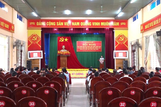 Xã Kỳ Thượng tổ chức Hội nghị tập huấn công tác bảo vệ bí mật nhà nước năm 2026