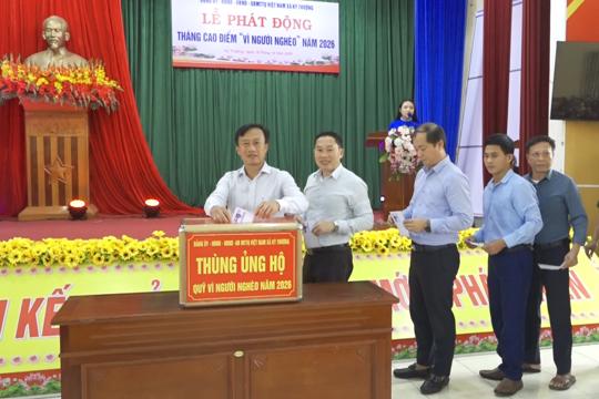 Xã Kỳ Thượng tổ chức Lễ phát động Tháng cao điểm “Vì người nghèo” năm 2026