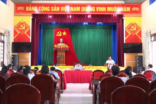 UBND xã Kỳ Thượng triển khai các hoạt động kỷ niệm 79 năm Ngày Thương binh - Liệt sĩ và nhiệm vụ lĩnh vực Văn hóa - Xã hội 