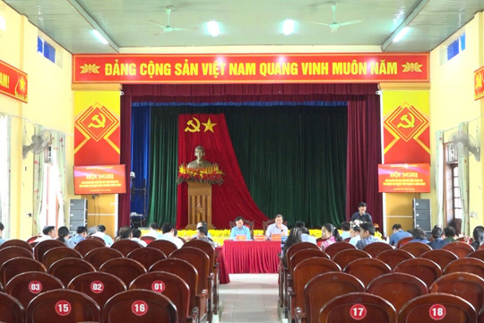 Đảng ủy xã Kỳ Thượng giao ban cán bộ cốt cán toàn xã triển khai nhiệm vụ tháng 8 năm 2026