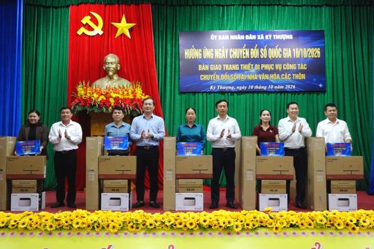 Xã Kỳ Thượng tổ chức chương trình hưởng ứng Ngày hội Chuyển đổi số Quốc gia năm 2026